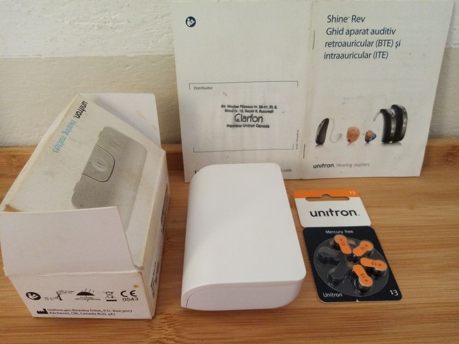 Unitron Shine Rev 3 S - Aparat medical auditiv. Oliva. Casca. Nou.