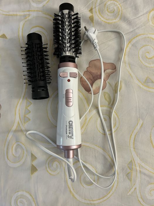 Perie rotativa Camry cu 2 capete si inca una cadou