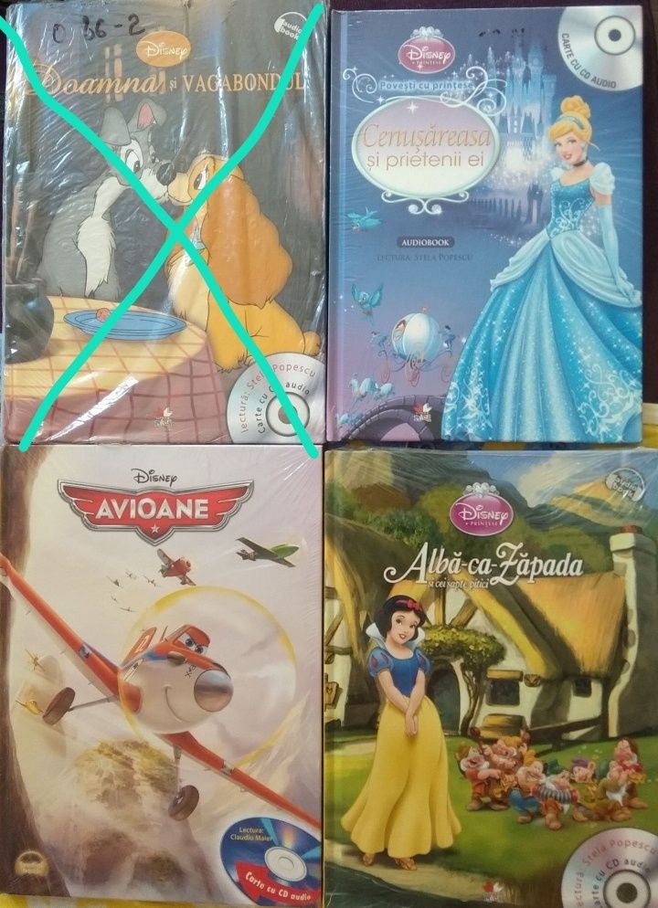 Cărți Disney cu CD audio de povești