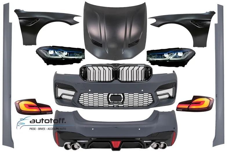 Pachet exterior BMW F10 Seria 5 (10-17) Conversie la G30 LCI M5 Design