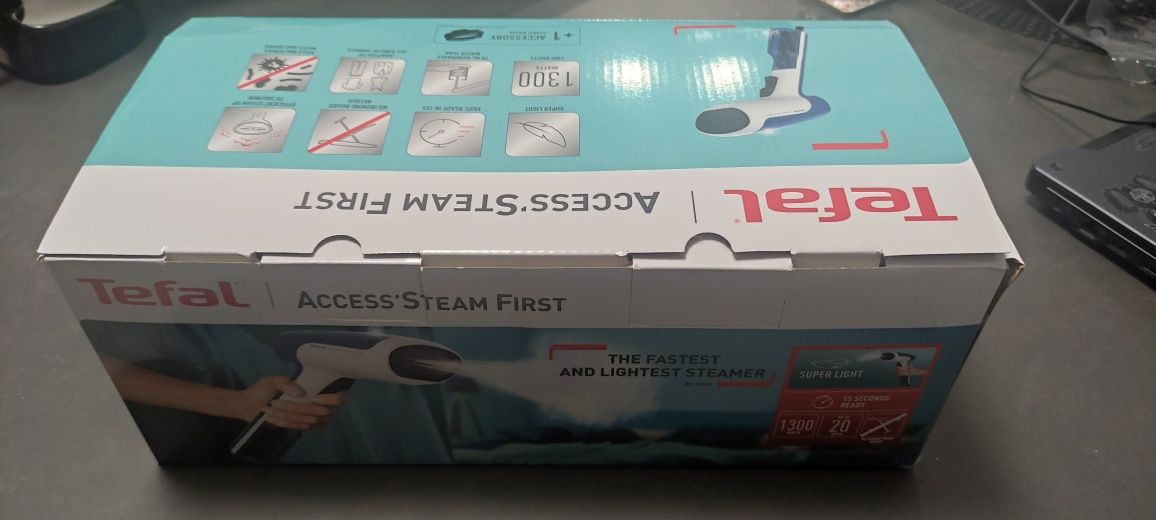 TEFAL aparat de calcat cu abur Access Steam First DT6130E0 Nou