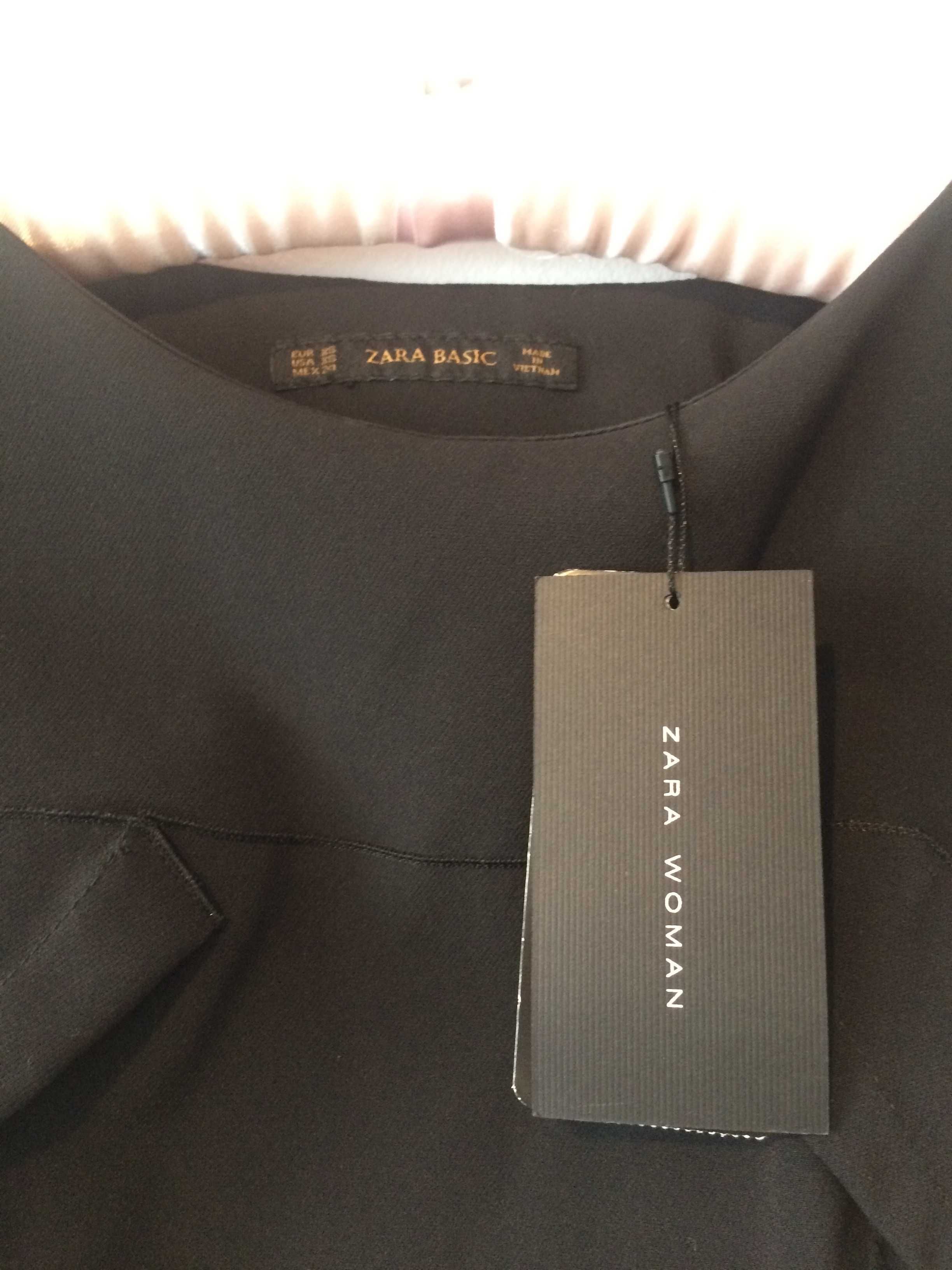 Rochie midi eleganta mulata neagra Zara XS