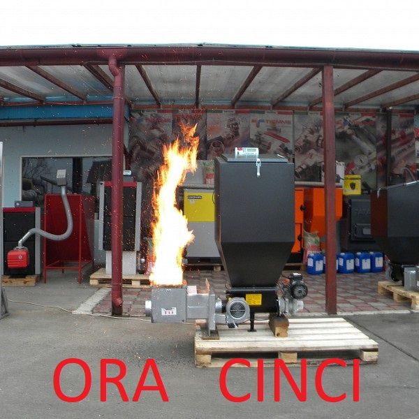 ORA CINCI Arzator 30 kw Centrala peleti agropeleti carbune