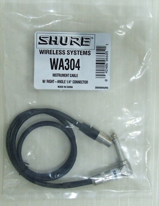 Cablu instrument pentru sistem wireless (fara fir) Shure WA302 / WA304