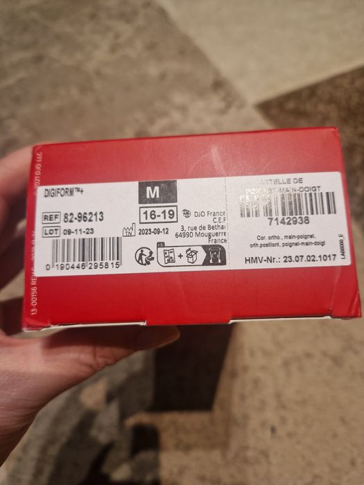 Orteza de mana si degete, noua cu factura,