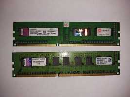 2 модуля Оперативной памяти  Kingston 2Gb 1333MHz