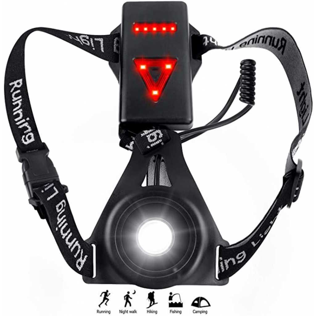 Акумулаторни светлина за бягане. Двулицеви.Run light cree xre Q5