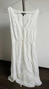 Rochie albă Massimo Dutti