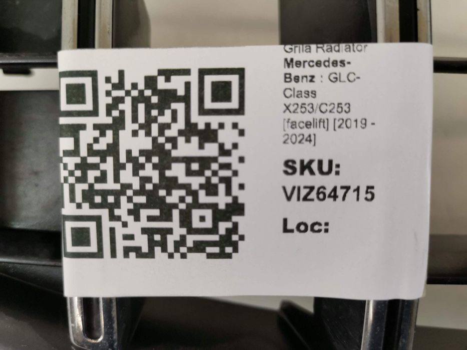 Решетка на радиатора Мерцедес-Бенц ГЛЦ-Клас / Mercedes-Benz GLC-Class