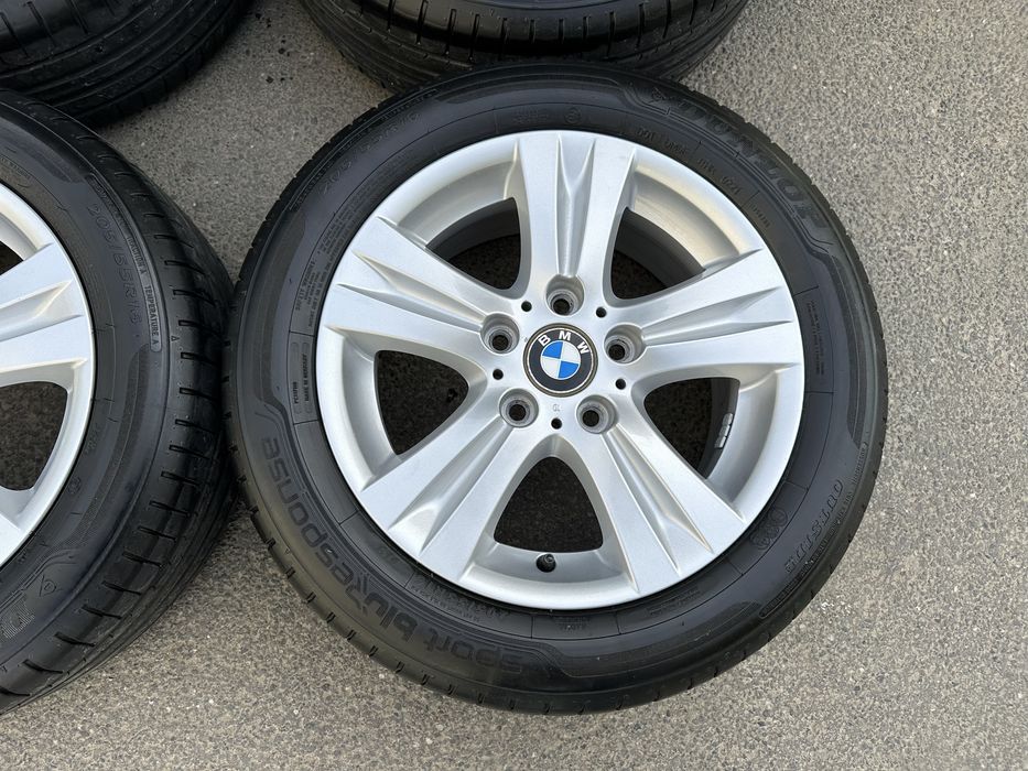 Roti originale bmw seria 1 e87 cu anvelope NOI de vara 205/55/16