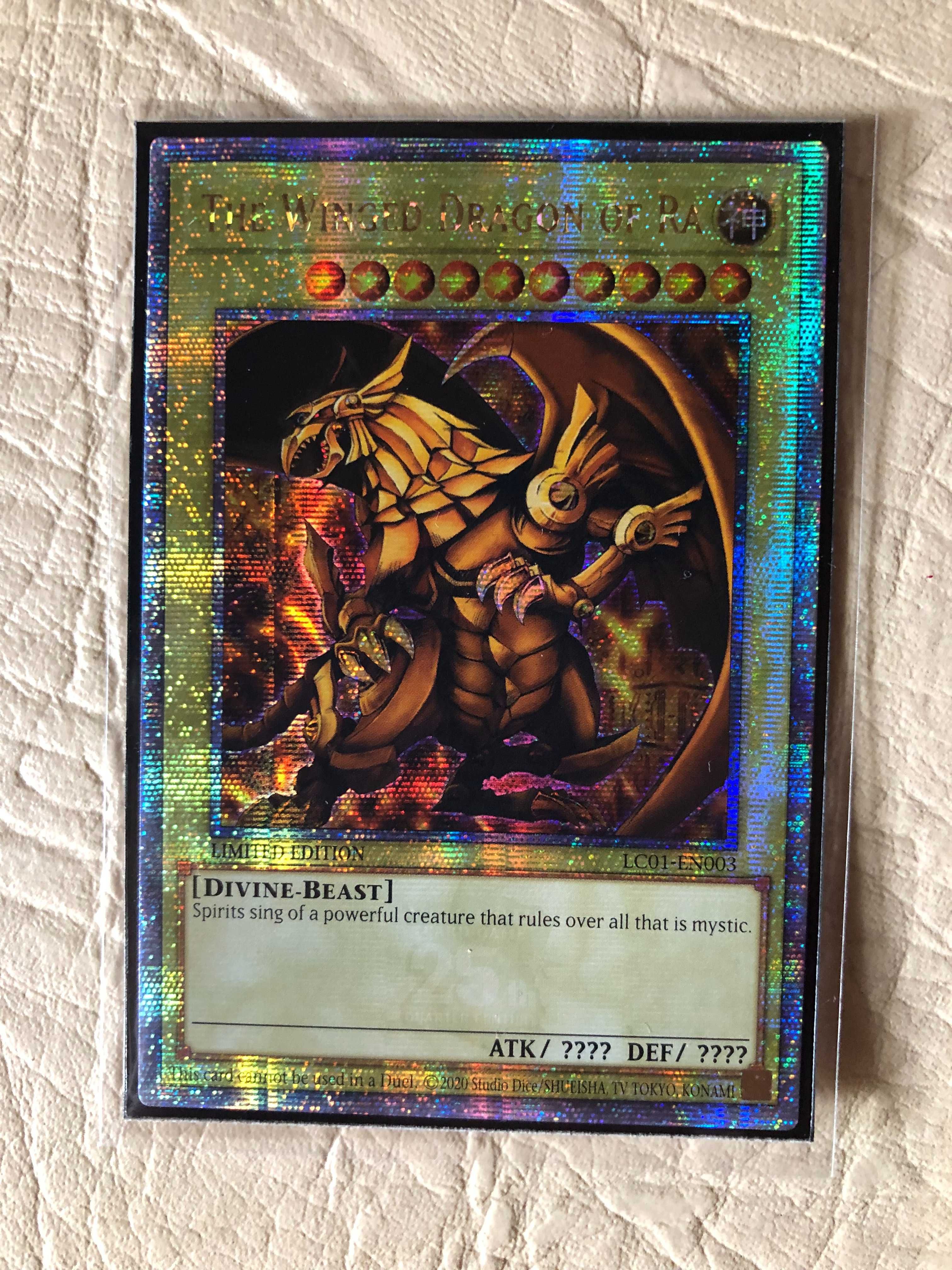 Yu Gi Oh God cards - Quarter Century Rarity