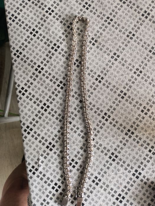 Продам серебряную цепочку 60см,117грамм