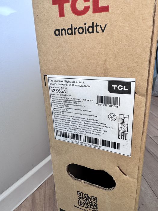 tcl 43S65A на платформе Android