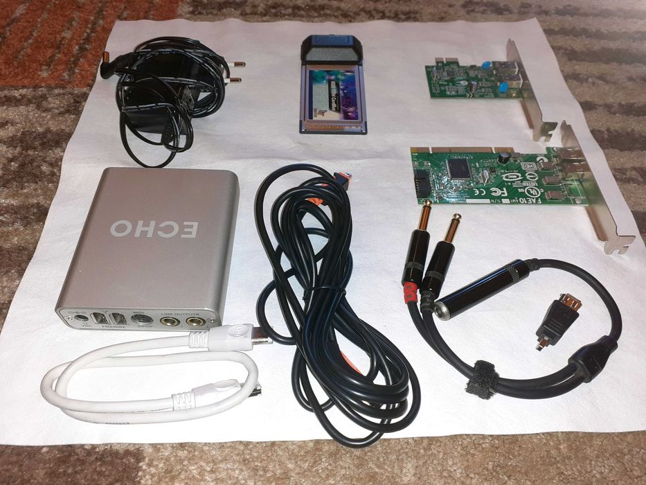 Placa de sunet profesionala Echo Audiofire2 set complet