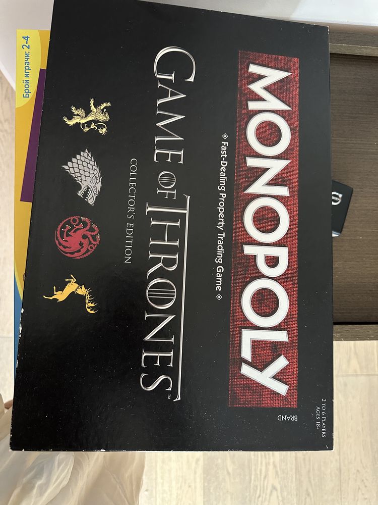 Monopoly Game of Thrones edition