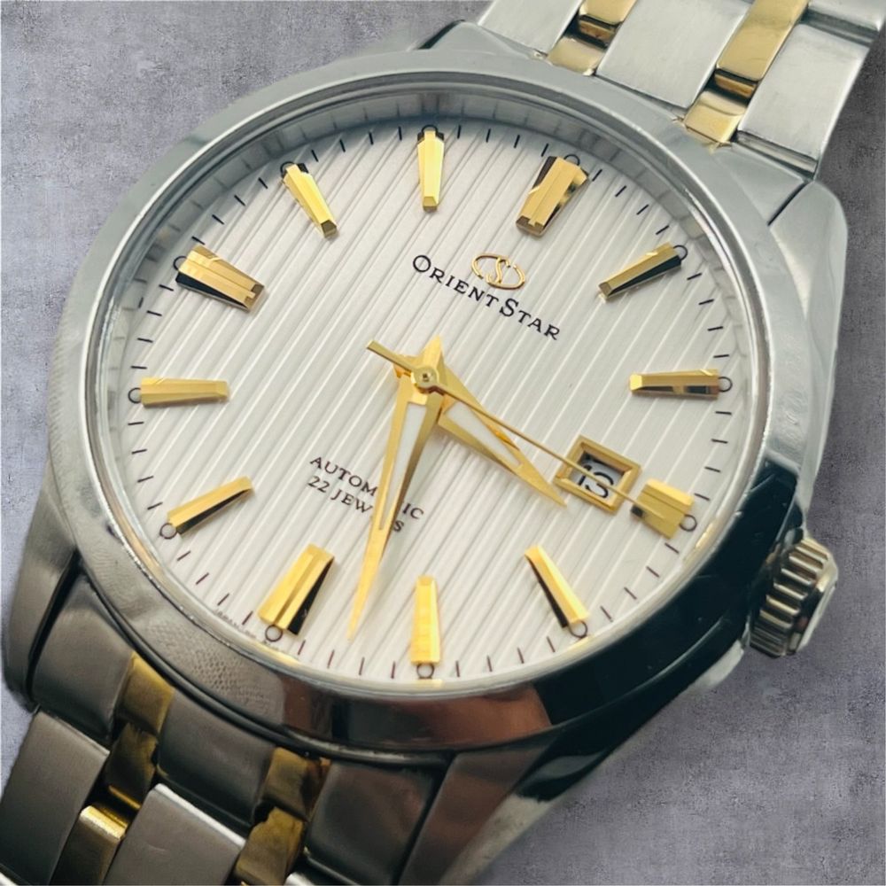 ORIENT STAR Standard-Date Collection Automatic White Dial Two Tone