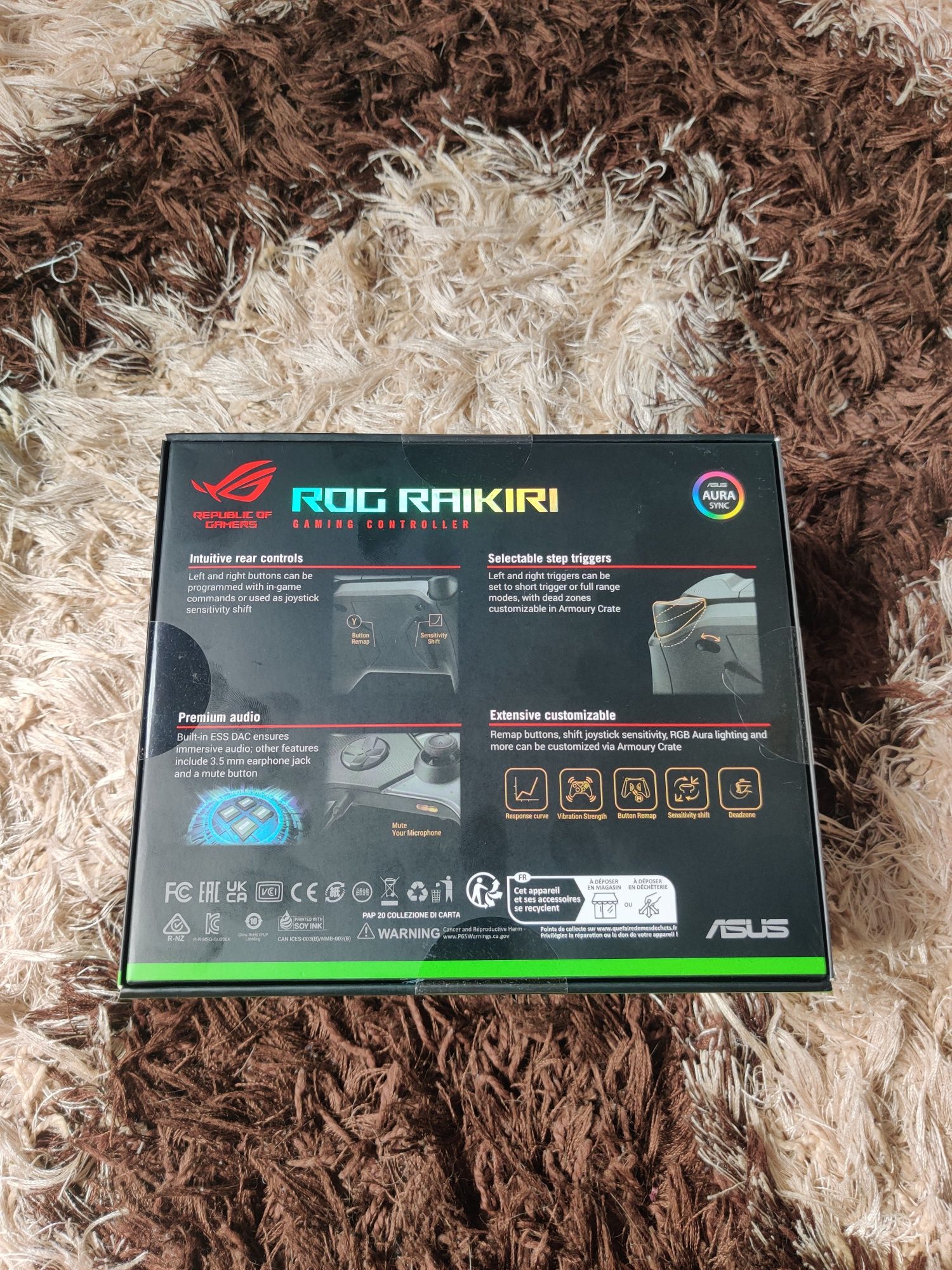 Проводной Геймпад Asus ROG Raikiri
