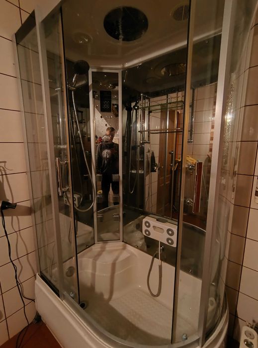 Cabina de dus cu hidromasaj, radio, lumini 80*120 cm dedeman