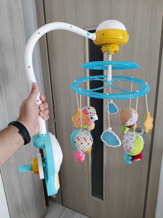 Carusel muzical cu lumina de veghe Noapte buna Bebe, +0 luni, Vtech