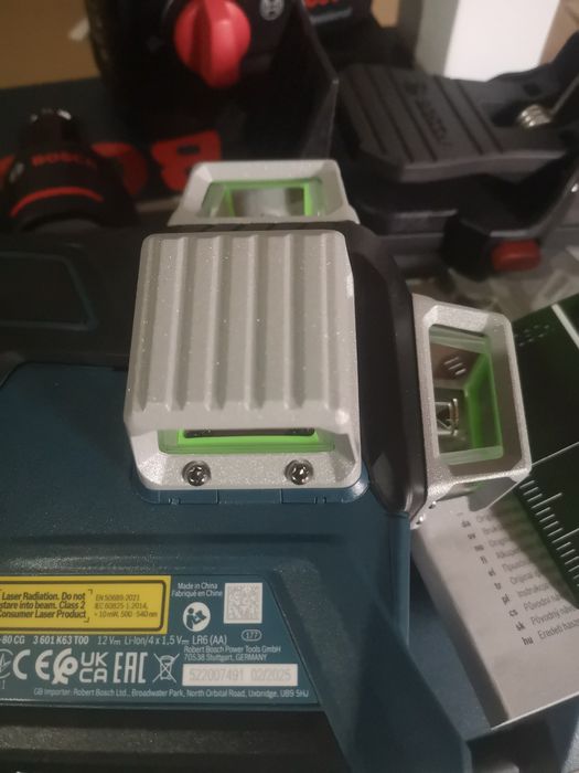 Nivela laser Bosch GLL 3-80 CG Nou 2025 ca și Hilti Dewalt Makita