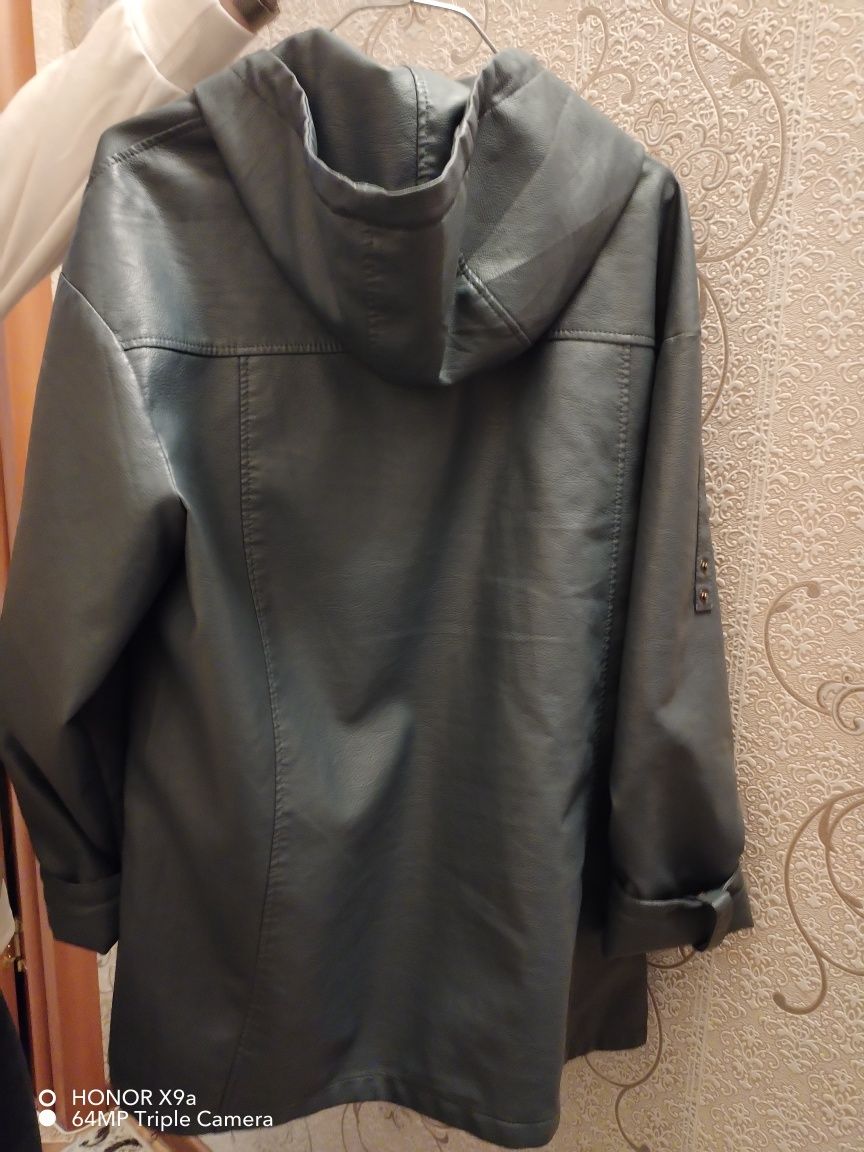 Куртка кожаная, размер 50-52