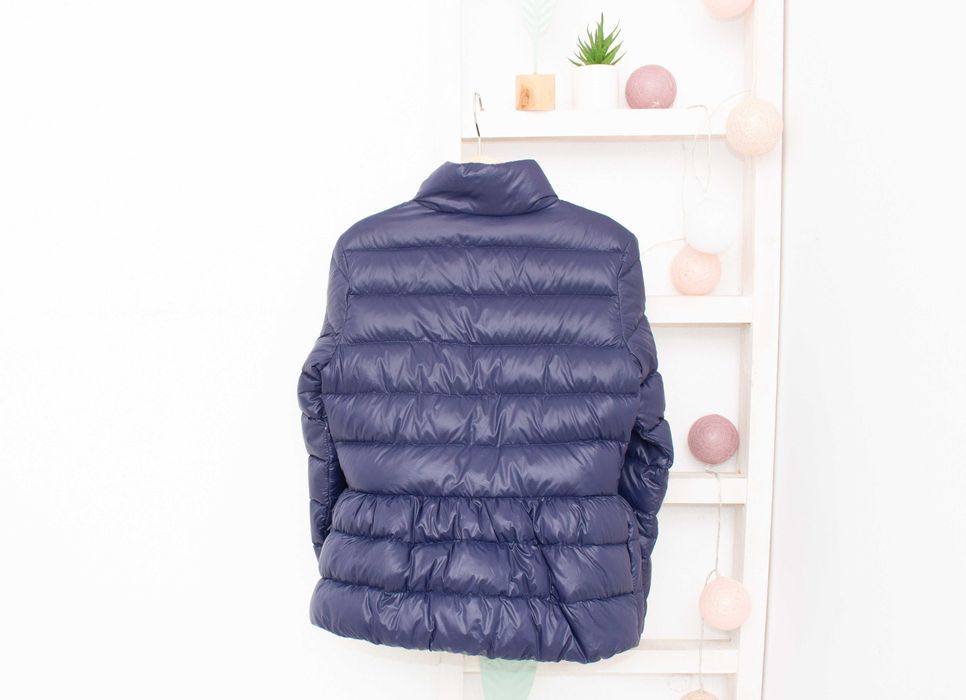 Polo Ralph Lauren оригинално пухено яке за момиче синьо пеплум стил 7г