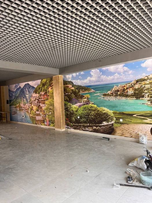 Грильято ва Армстронг потолок