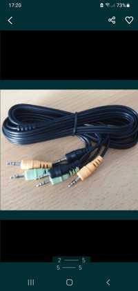 Cabluri jack logitech 3x3 la 5.1