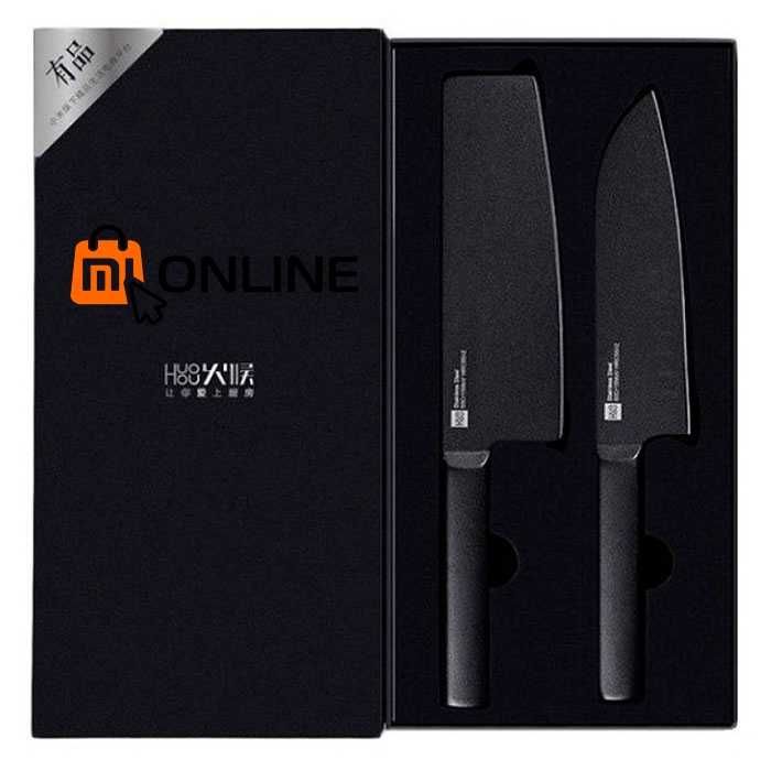 Набор кухонных ножей Xiaomi Huo Hou Black Heat Knife Set HU0015, нож