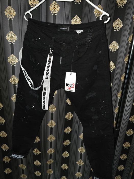 Blugi de barbati icon dsquared2 2culori premium