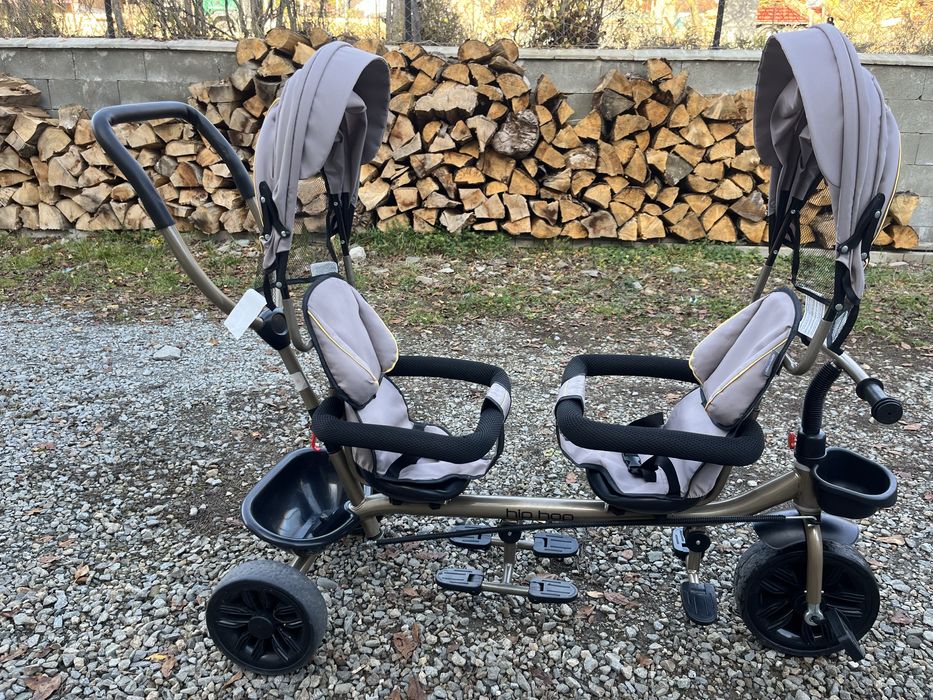 Tricicleta Chipolino gemeni bej, in stare foarte buna