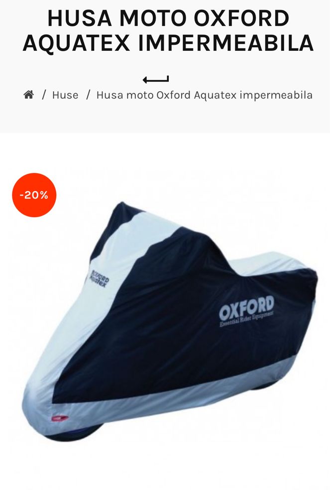 Husa motocicleta OXFORD