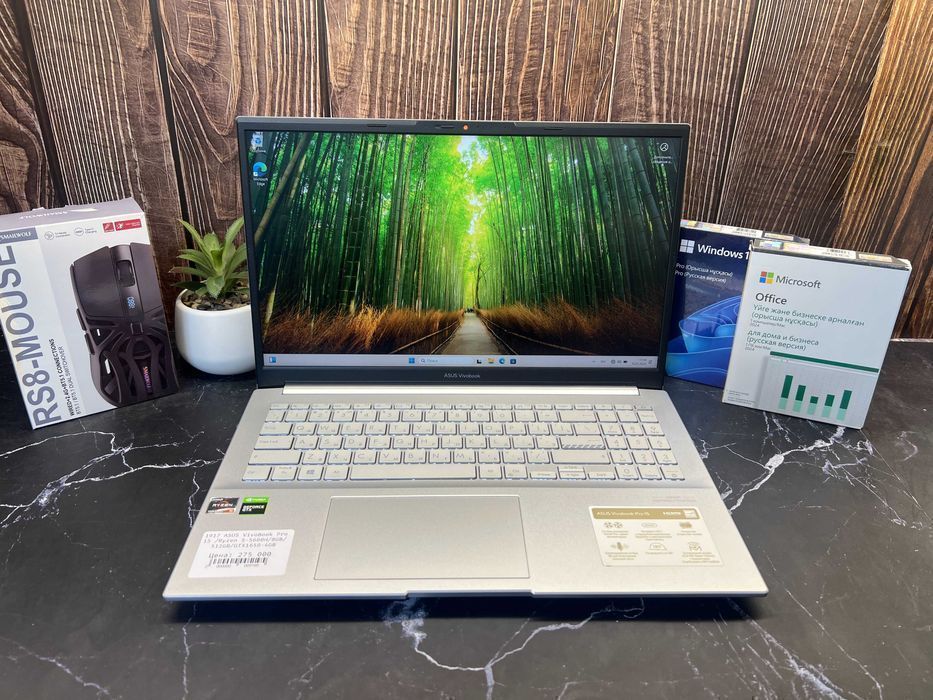 Ноутбук ASUS VivoBook 15 Pro - Ryzen 5‑5600H / 8ГБ / 512ГБ/ GTX1650