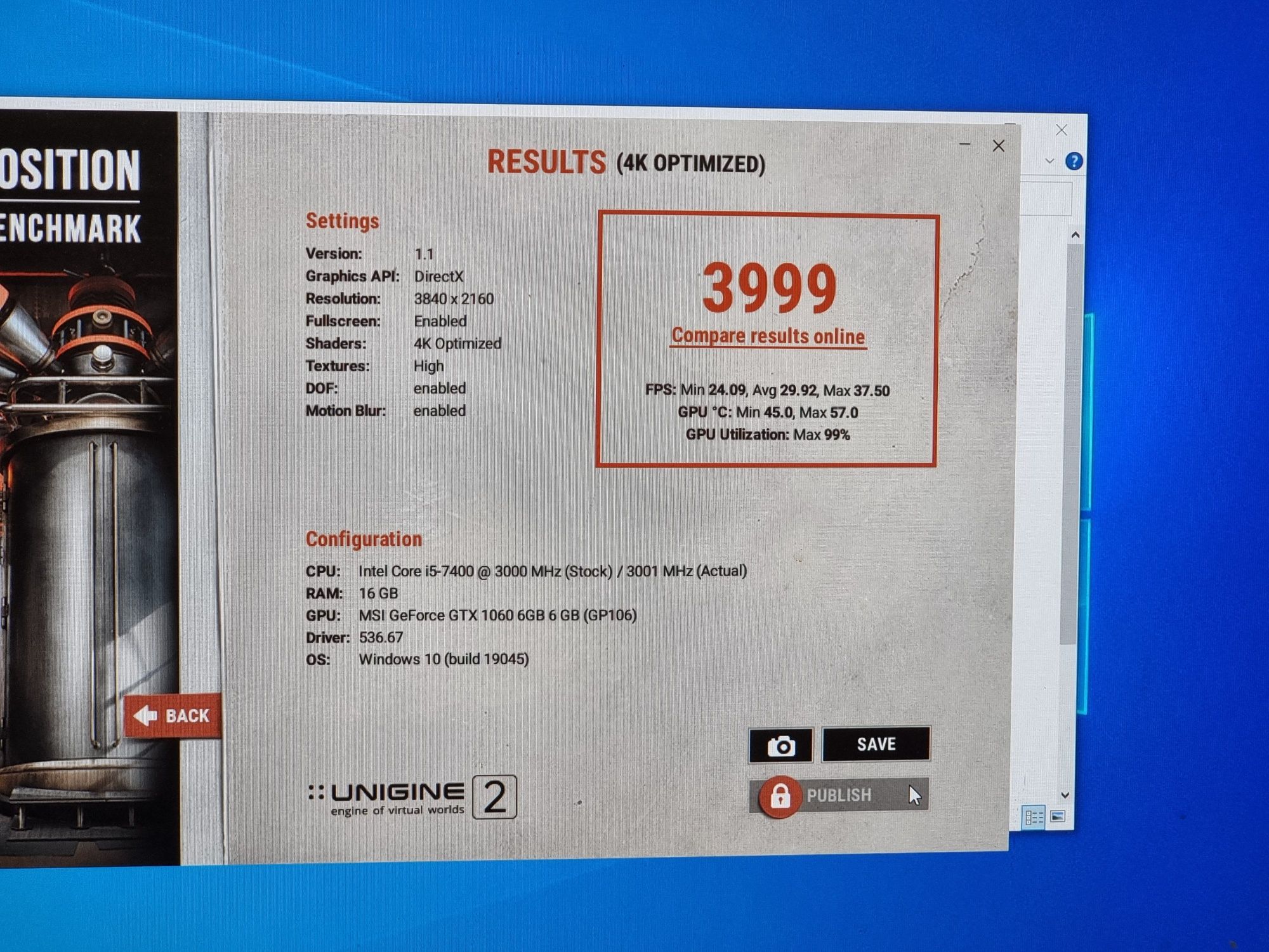 Геймърски Компютър/I5 7400/16GB RAM/SSD-512GB/GTX 1060 6GB