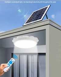 Lampa solara pentru terasa / gradina sau interior cu panou solar IP67