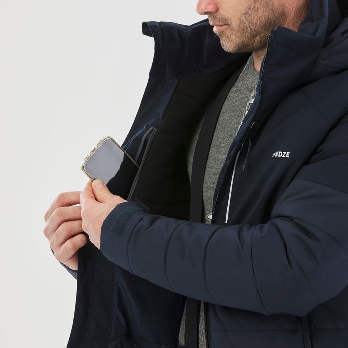 Geacă călduroasă Schi 100 Warm Bleumarin - produs resigilat Decathlon