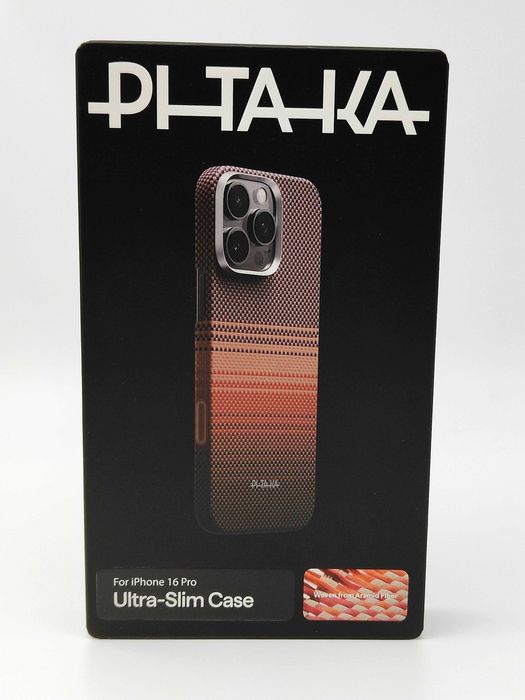 PITAKA Sunset Moonrise Tactile Woven Case for iPhone 16 Pro