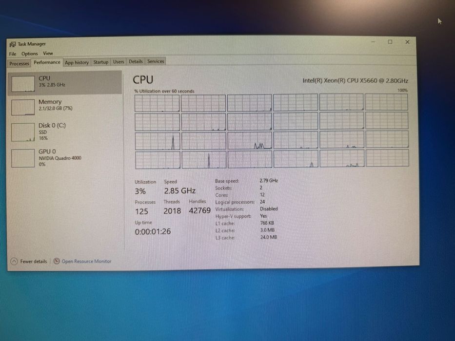 Calculator workstation Dell T5500, 2xXeon x5660