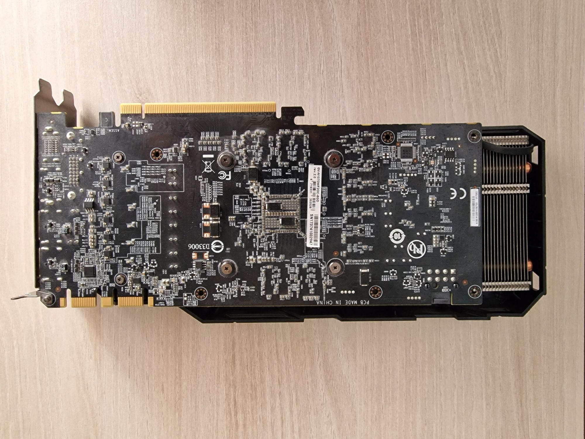 Vând GIGABYTE GTX 1070 Windforce OC 8GB