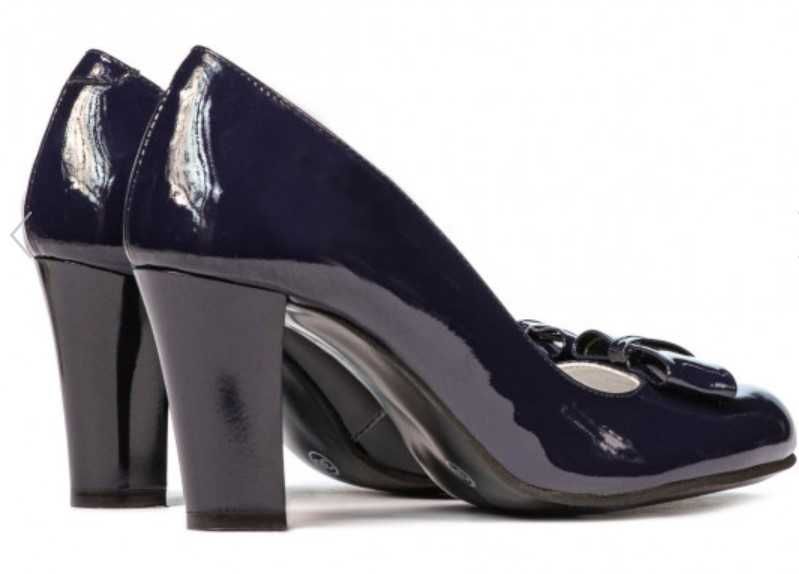 Pantofi eleganti dama lac indigo