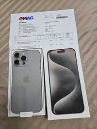 Iphone 15 Pro Max 5G Natural Titanium 256Gb NOU Factură 2 ANI GARANȚIE