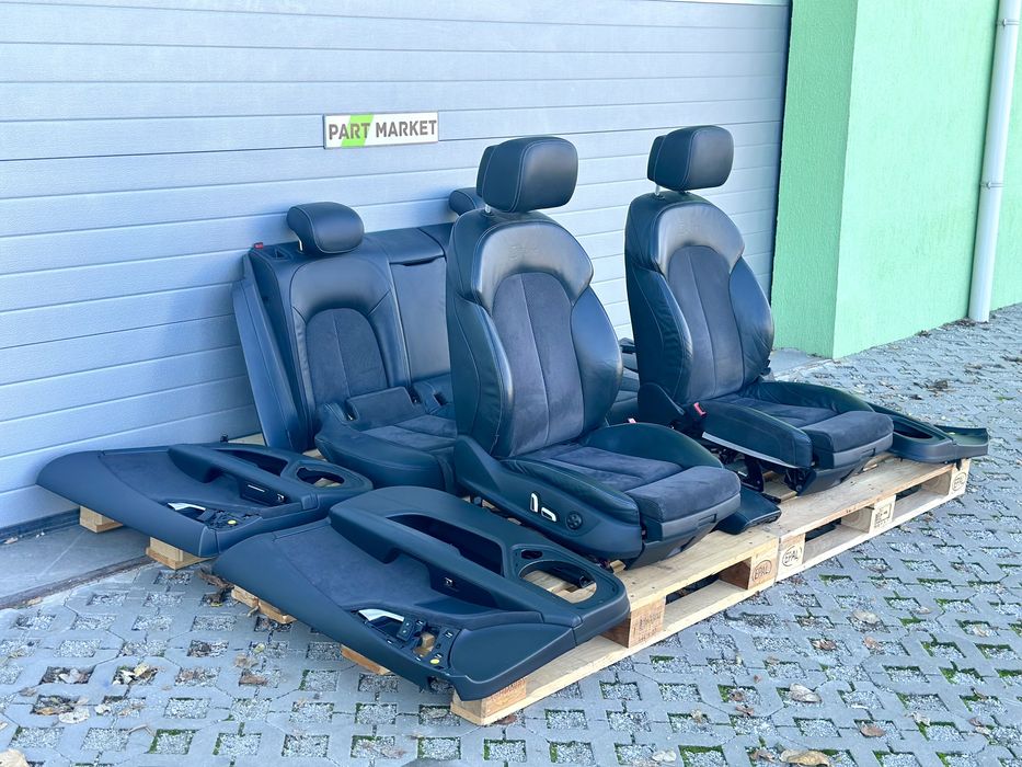 Салон AUDI A7 C7 4G S Line Кожа с Алкантара