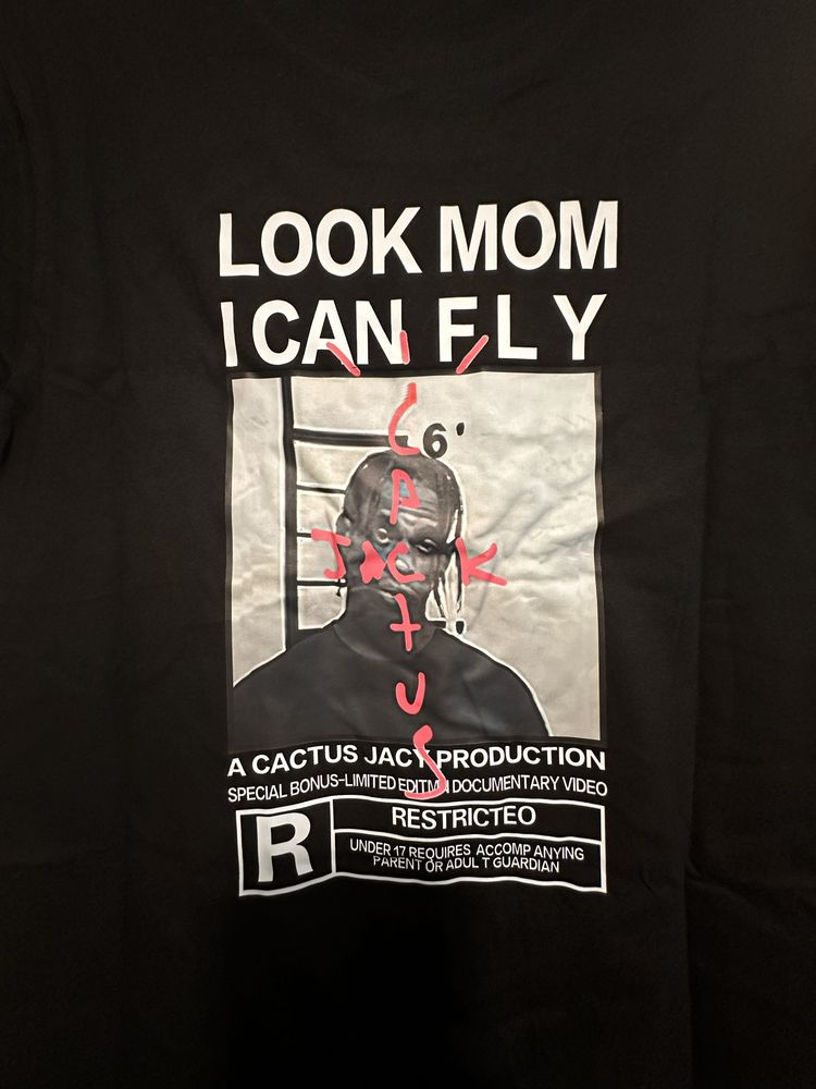 Tricou Travis Scott “Look Mom I Can Fly”