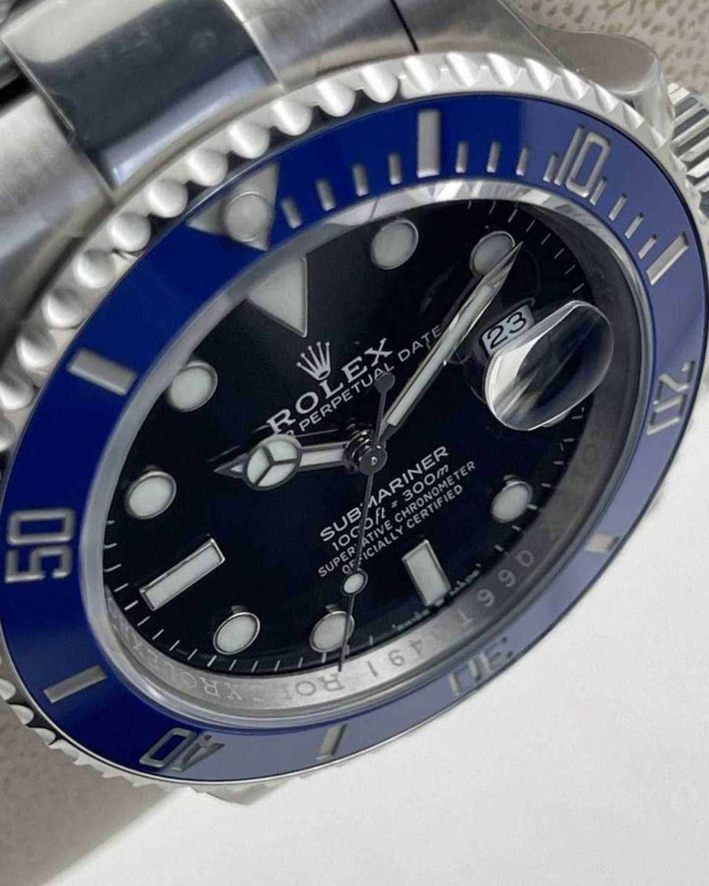 Rolex Submariner 41mm Black Dial Blue Bezel