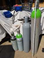 Tub corgon 20 litri aparat sudura butelie gaze tehnice argon co2 mic