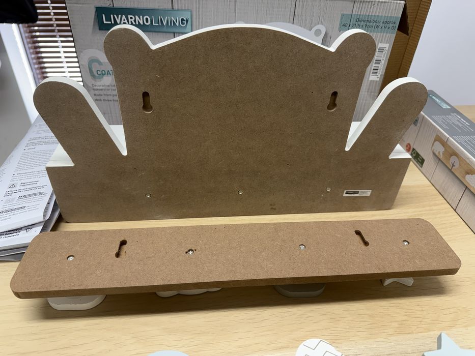 Детски закачалки за стена и закачалка с рафт от LIDL