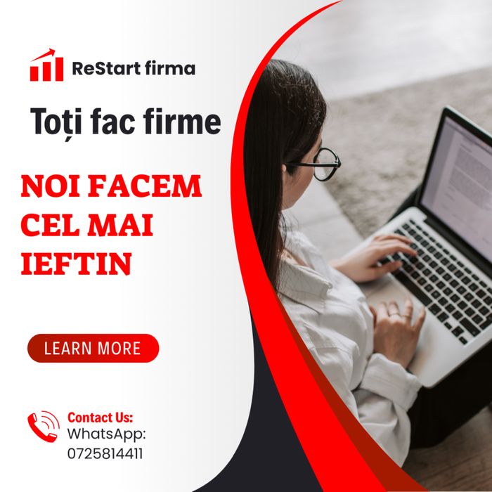 Înființare firmă și găzduire sediu social