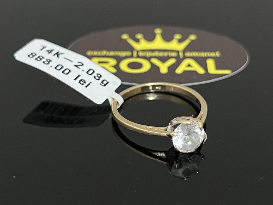 Bijuteria Royal CB : Inel dama aur 14k 2,03 grame
