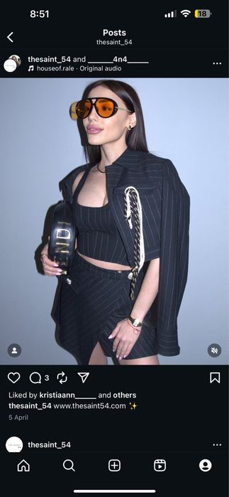 The saint 54 сет пола и бюстие с връзки