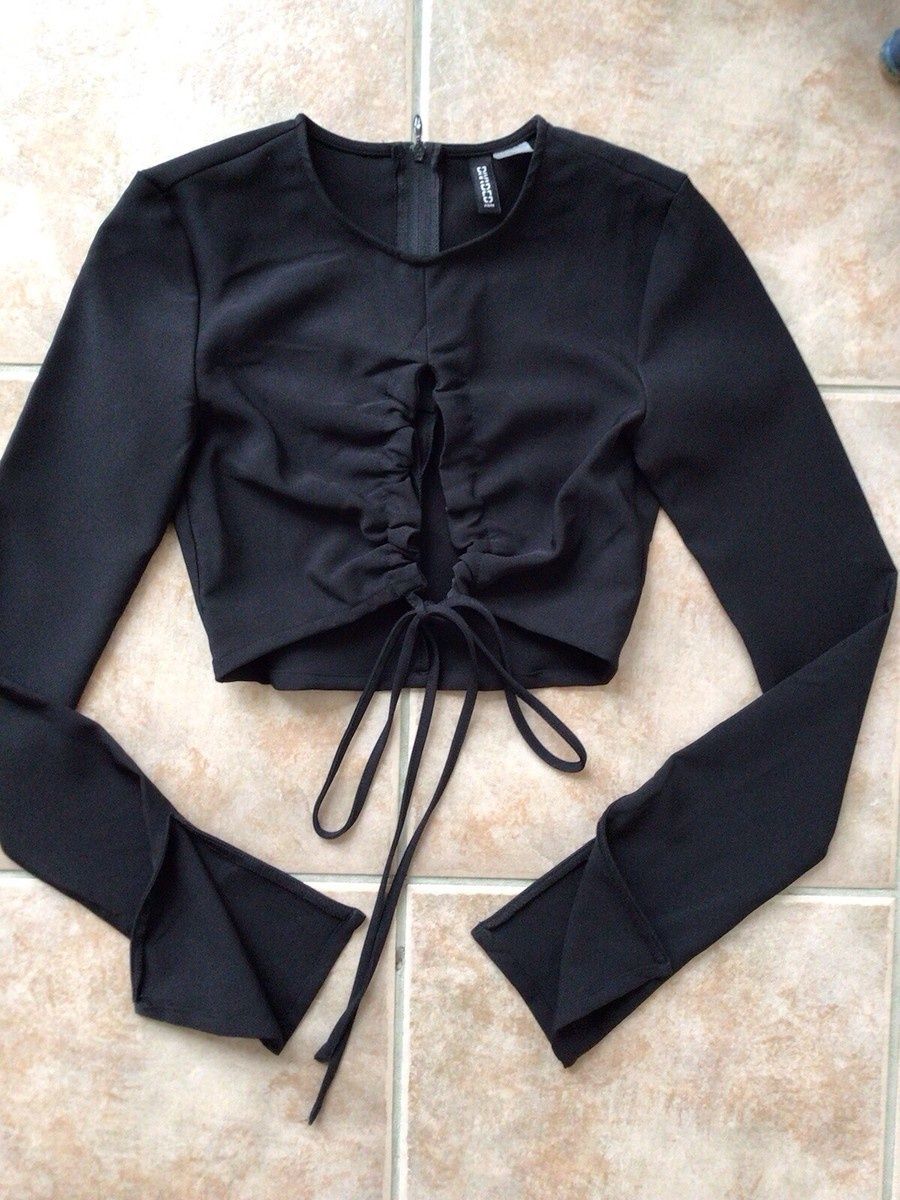 Дамски черни блузи H&M